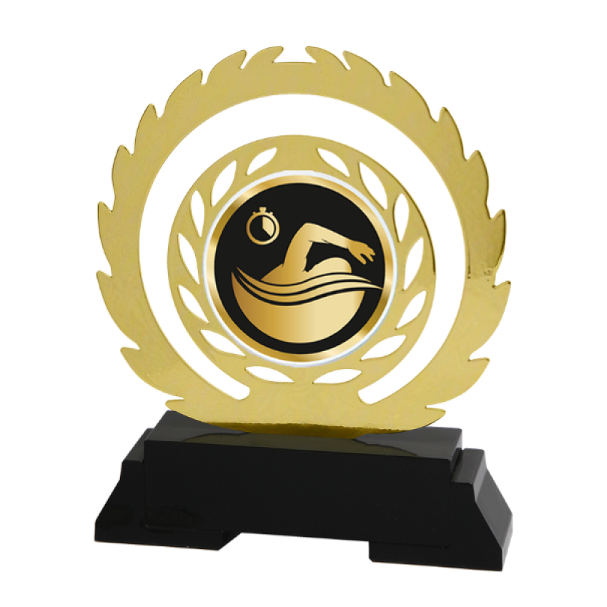 3er Serie Riccardo in Gold mit Schwimmsymbol