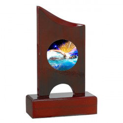 Holztrophäe "Conor" 20 cm