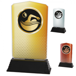 3er Trophäen-Serie "Silvio" 19 cm